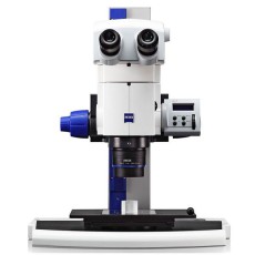 Fluorescence stereomicroscope SteREO Discovery.V12 with focus motor, SYCOP control, PentaFluar and HXP 120 V, 3 ring illuminators